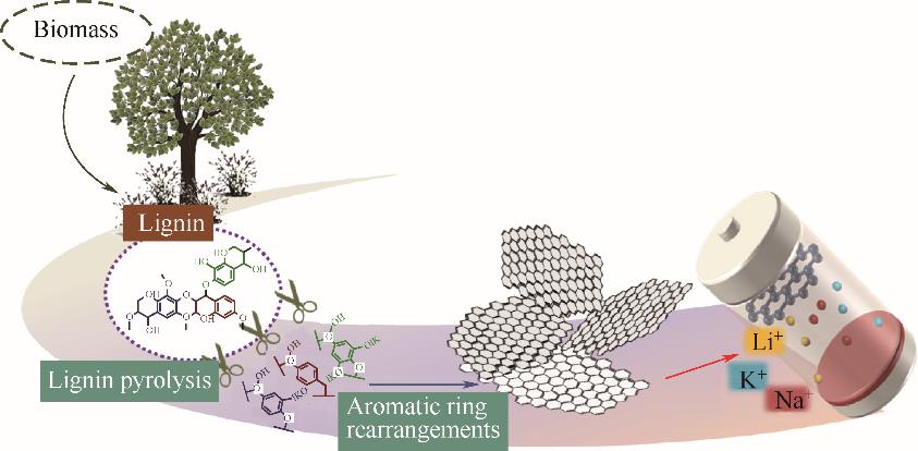 Advances in lignin-derived carbon anodes for alkali metal ion 